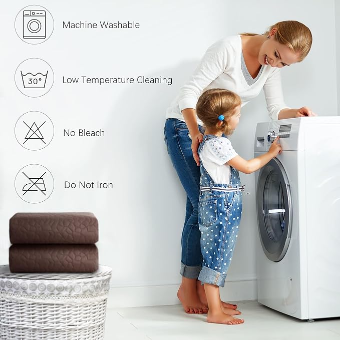 Waterproof Dog Blanket, Washable Anti-Slip Pet Couch Covers for Sofa,Pet Hair Resistant Blankets Bed Chair Furniture Couch Protector for Dogs-30x70,Chocolate