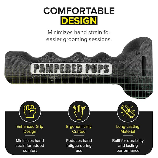 Sure Grip Dryer Handle for Dogs V3(Updated design), For Comfortable Dog Grooming | High-Quality PETG | Heat-Dissipating Design | Easy Attachment | Fits 1.5-2.5 Inch Hoses