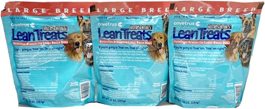Butler Lean Treats Nutritional Rewards for Large Dogs (3 Pack), 10 oz/Large