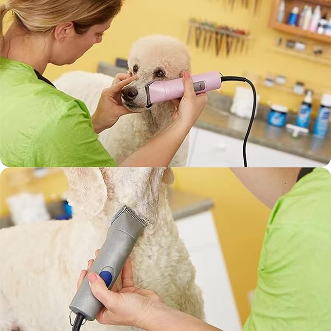 10/15/30/40Blade Dog Grooming Detachable Ceramic Blade Compatible with Andis Hair ClippersCut Length 1/16" 1.5mm, 3/64" 1.2mm,1/50" 0.5mm,1/100" 0.25mm(Gold)