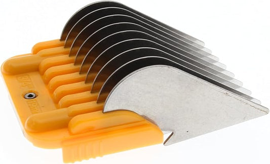 19mm 3/4" Animal Clipper Guard Attachment (Not Compatible on 5-in-1 Blade) for A5 Series Clippers |Stainless Steel Blade for Dog Groomers| Snap-On/Off Guard Combs for Dog Grooming (Standard COMB19MM)