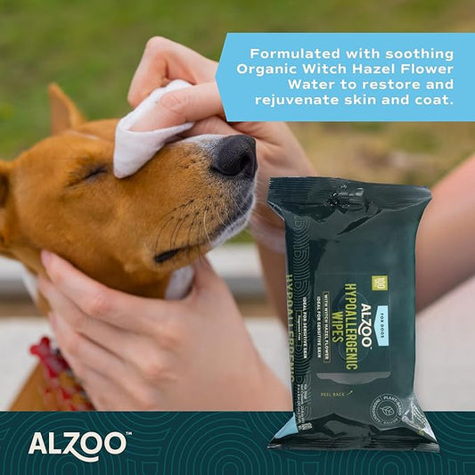 Grooming Hypoallergenic Wipes for Dogs, 100% Plant-Based Active Ingredients, 100 Count
