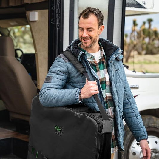 FXW Specialized Dog Playpen Storage Bag (Not Suitable for Other Brands), Designed for RV Trips, Fits 50" H 8 Panels and 9 Stakes│Patented