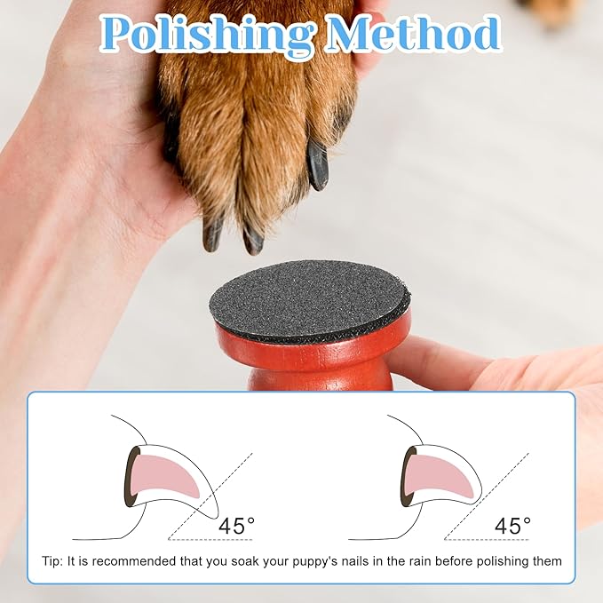 Dog Nail File for Wooden,Dog Scratch Pad for Nails with 3 Replaceable Sandpaper,Suitable for Pet Stores, Home Cats and Other Small Pets to Use (Scarlet)