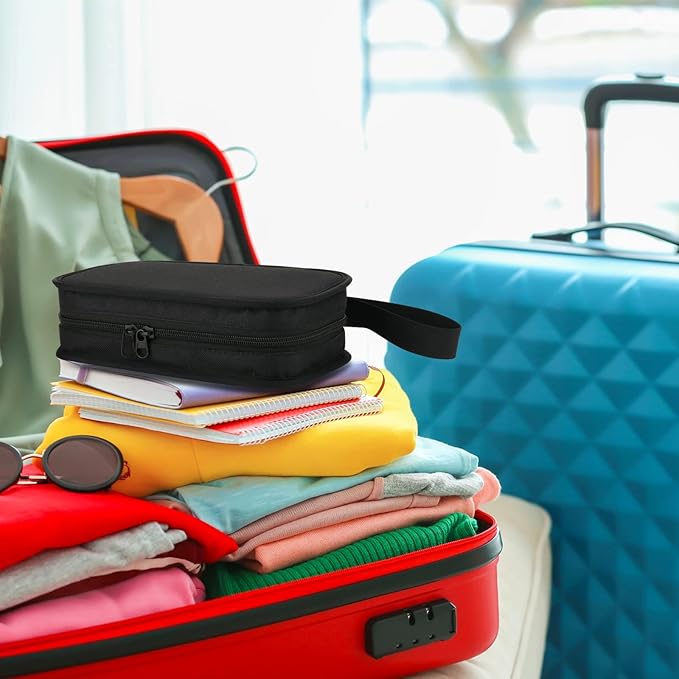 Cosmos Dog Clipper Carrying Case Bag for Pet Grooming Kit Storage, Cat Shaver Trimmer Organizer With Handle (Grooming Kits NOT Included)