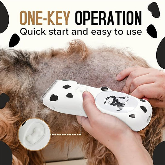 Dog Clippers Grooming Kit, Quiet Cordless Dog Trimmer, Small Electric USB Rechargeable Pet Grooming Clippers Tools for Dog Cat, Waterproof Shaver for Cats