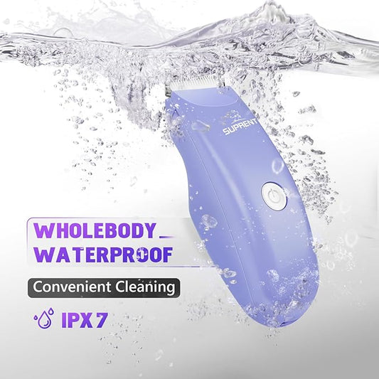 SUPRENT Pet Grooming Clippers for Matted Hair Cat, Low Noise Hair Trimmer Kit for Long Fur, Waterproof Portable USB Rechargeable Professional Pet Grooming Supplies Cordless Shaver for Small Dog Pets