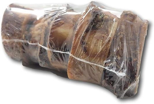 Top Dog Chews - Dog Bones with Bone Marrow, Made in The USA, (6 Slices), Beef Femur, Long Lasting Dog Chews, All-Natural - Great for Small and Medium Dogs