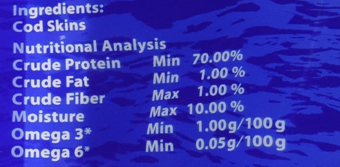 Savory Prime Cod Skin Fish Strips, 4-Ounce, All Breed Sizes (49662004)