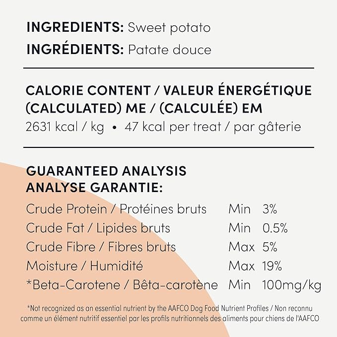 Crumps' Naturals Sweet Potato For Pets, 5.6-Ounce