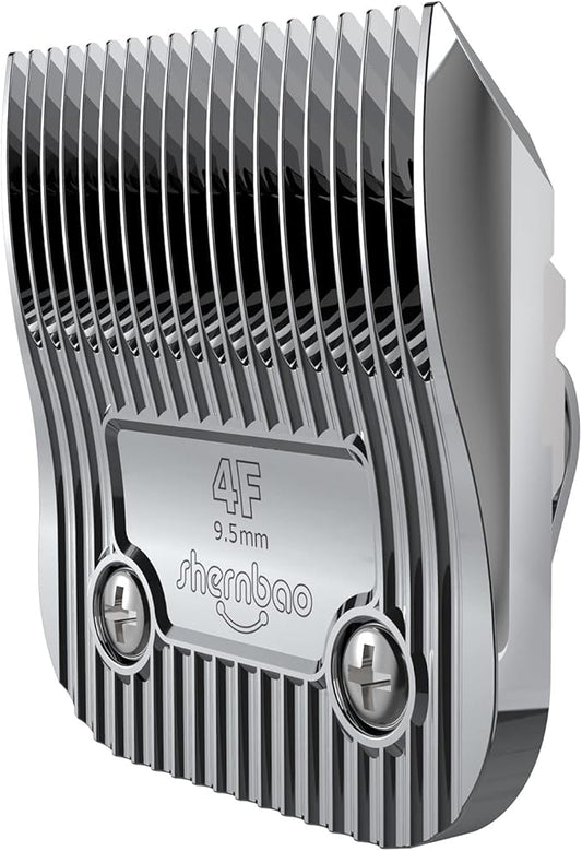 shernbao A5 Style Detachable Pet Clipper Blades, Made of Titanium Coating Ceramic & Stainless Steel, Compatible with Most Andis, Oster, Wahl A5 Clippers.