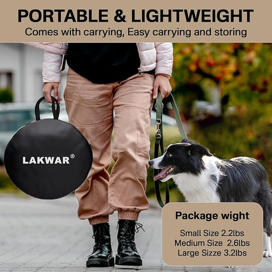 Upgraded Dog Playpen Outdoor Indoor, Portable Foldable Pet Playpen for Dogs, Cats, Small Animal, Great for Travel and Camping, Including Carrying Case (Large)