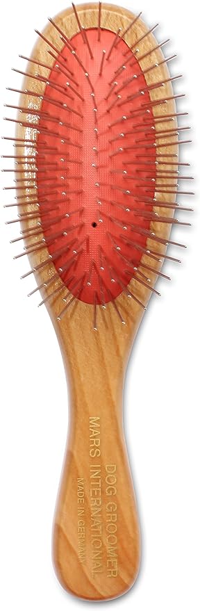 Mars Coat King Professional Grooming Brush for Dog and Cats. (7.25", 1" Stainless Steel Pins)