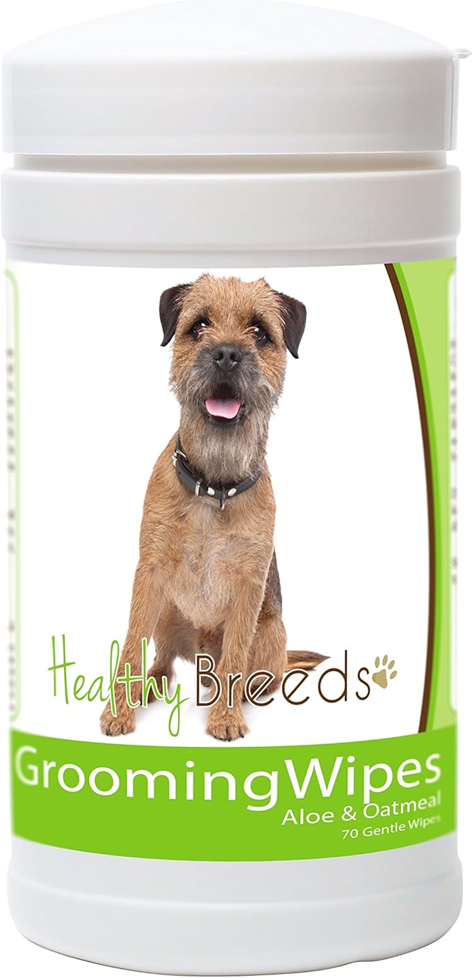 Healthy Breeds Border Terrier Grooming Wipes 70 Count