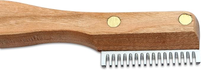 Mars Professional Dog Stripping Knife Grooming Tool with Ergonomic Handle, Specialty Double Usage, Made in Germany, Coarse