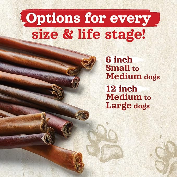 Natural Farm Collagen Dog Chews (3-5”, 10 Units), Odor-Free Long Lasting Bully Sticks & Rawhide Alternative Dog Treats, 95% Collagen Low Fat, High Protein Best Dental Dog Treats – Small & Medium Dogs