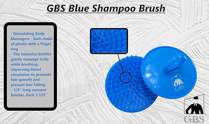 G.B.S Shampoo Scalp Massage Brush, Pack of 8