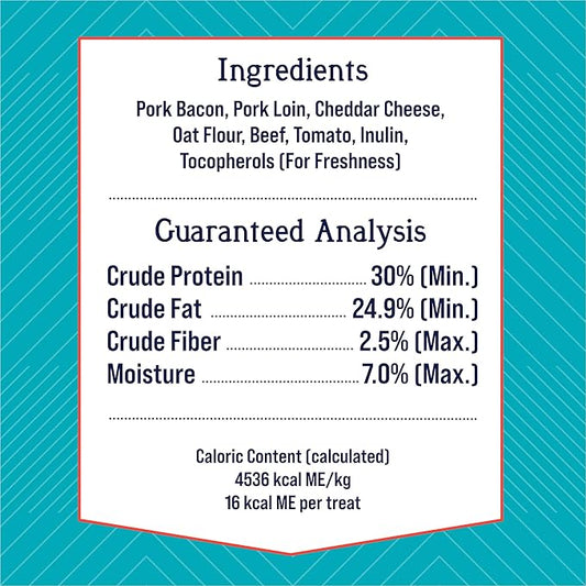 Stewart Freeze Dried Dog Treats, PuffPops Bacon and Cheeseburger Recipe, Gluten Free, 5.8 Ounce Resealable Pouch, Made in USA, Dog Training Treats
