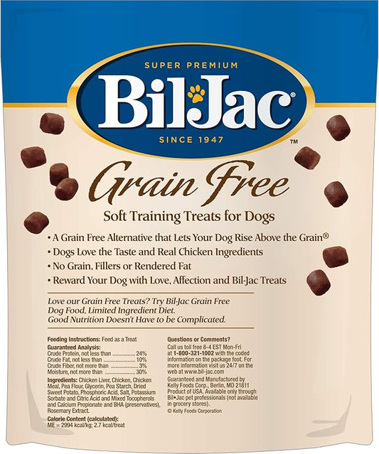 Bil-Jac 319010 Grain Free Soft Chicken Training Treat, Multicolor