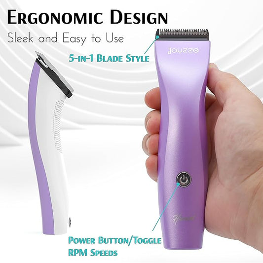 Hornet Purple 5-in-1 Cordless Stylish Dog Clippers for Powerful Grooming