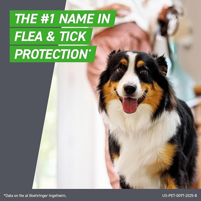 FRONTLINE Plus Flea and Tick Treatment for Medium Dogs Up to 23 to 44 lbs. 8 Treatments