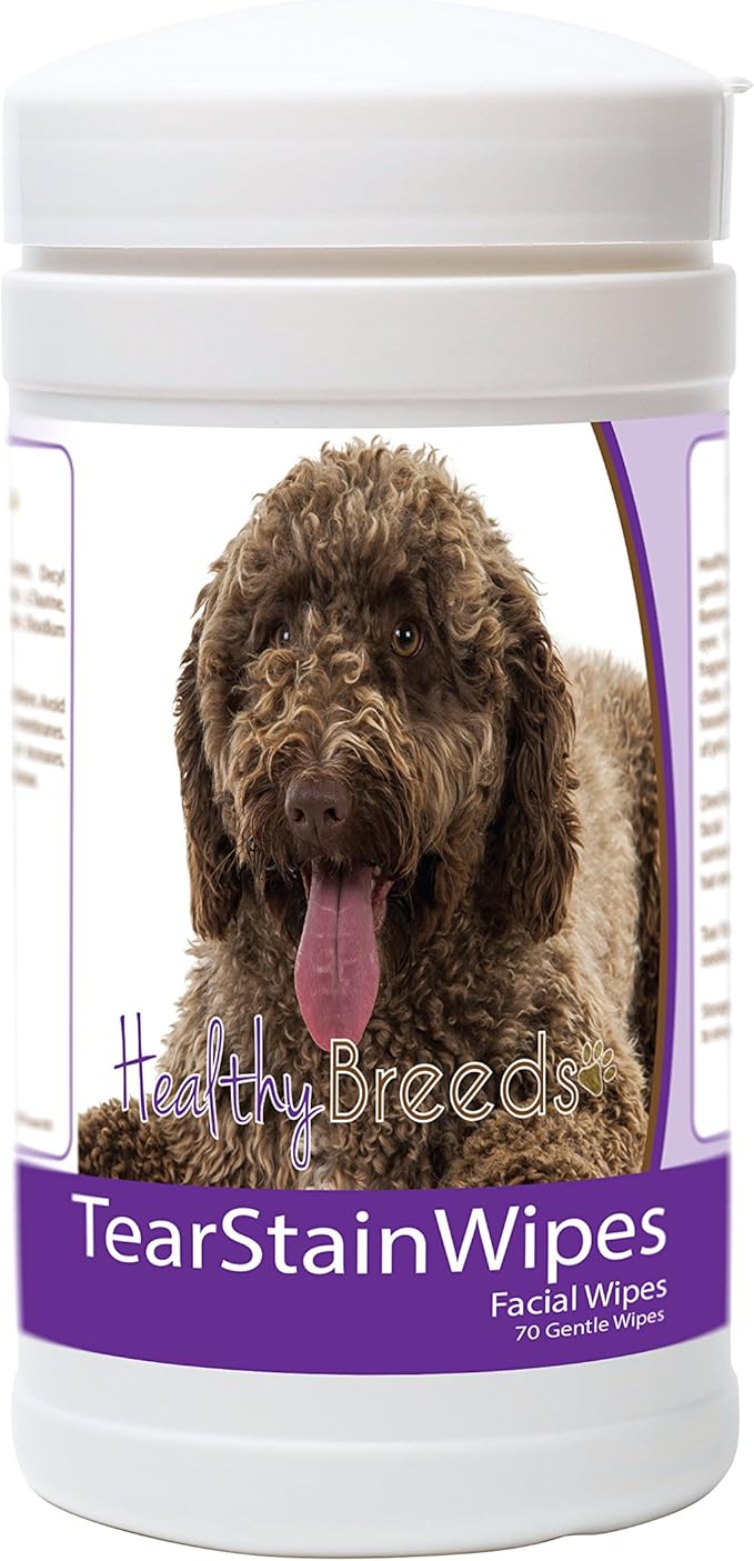 Healthy Breeds Spanish Water Dog Tear Stain Wipes 70 Count