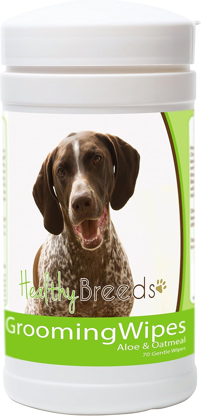 Healthy Breeds German Shorthaired Pointer Grooming Wipes 70 Count
