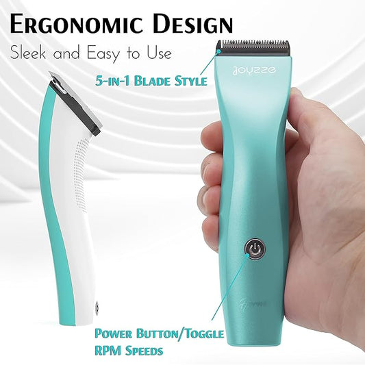 Hornet Teal 5-in-1 Cordless Clipper - Powerful and Versatile Dog Clippers for Grooming - Stylish Dog Clippers for Grooming - Perfect for Professional and Dog Grooming Clippers