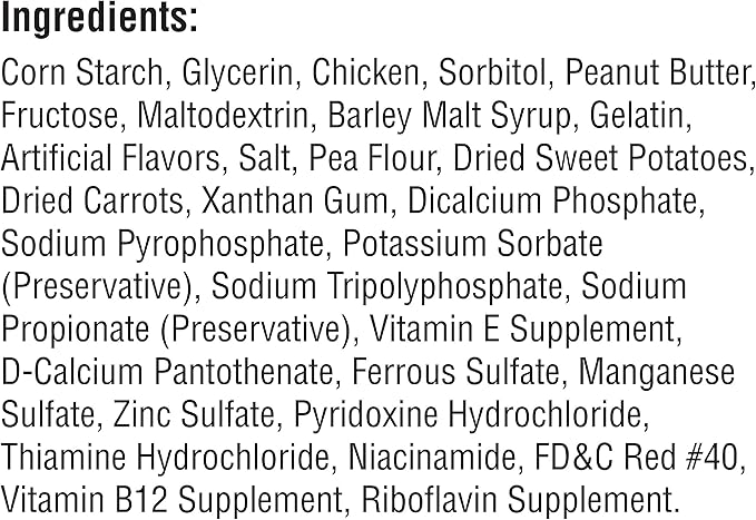 SmartBones Mini Chews With Real Peanut Butter 24 Count, Rawhide-FreeChews For Dogs (Packaging May Vary)