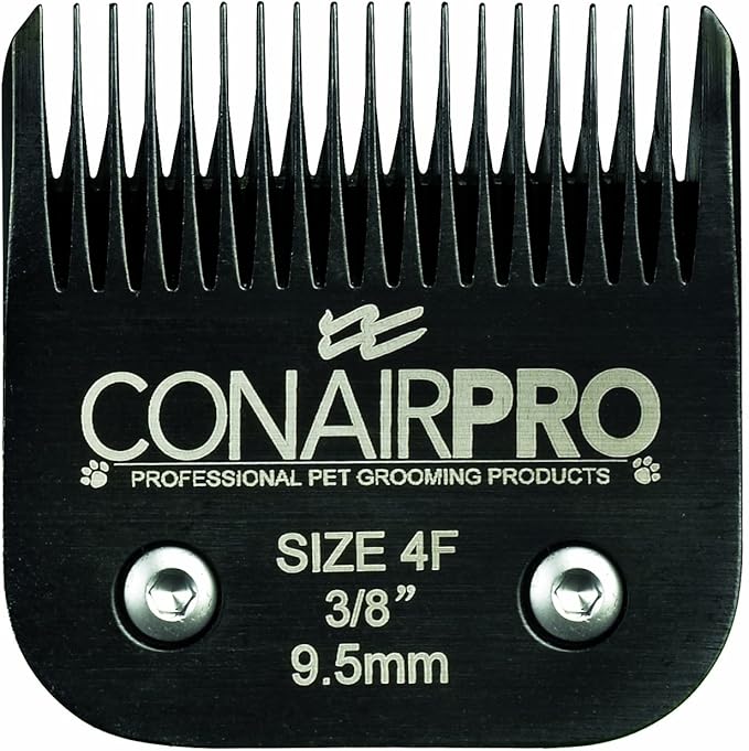 CONAIRPROPET Dog Clippers for Grooming Replacement Blade, Size 4F, Fits Most Detachable Grooming Clippers,Black