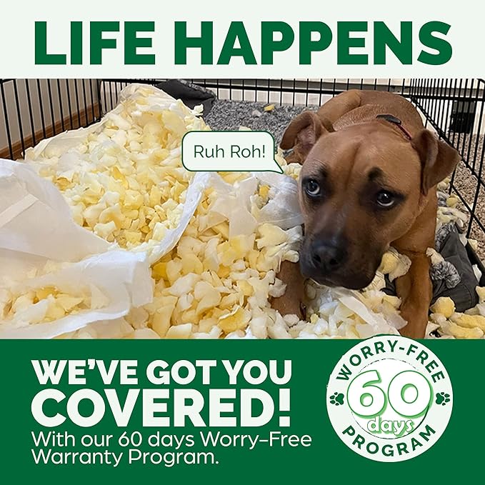 Furhaven Memory Foam Dog Bed for Large Dogs w/ Removable Bolsters & Washable Cover, For Dogs Up to 125 lbs - Plush & Velvet L Shaped Chaise - Platinum Gray, Jumbo Plus/XXL