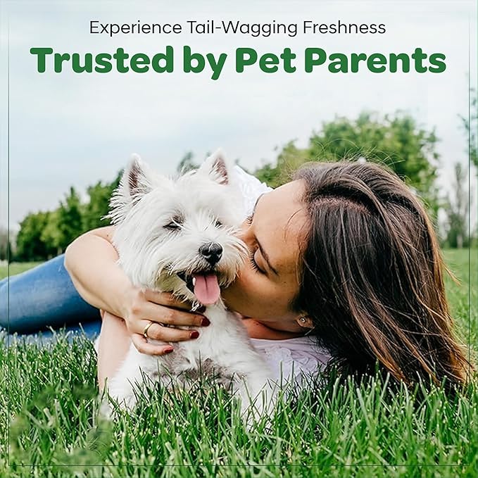 Pet Wipes for Dogs - Twin Pack - 160 Count | Dog Wipes for Cleaning and Deodorizing | Extra Large, Strong and Chemical Free | in Between Bath Dog Wipe for Paws, Butt & Body