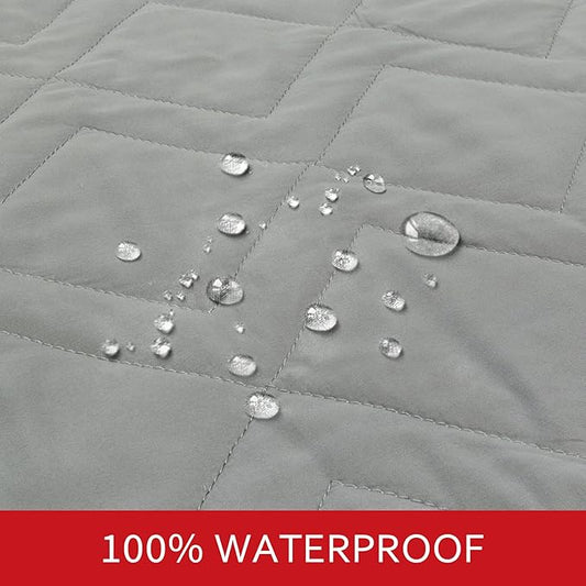 Waterproof Blanket Dog Bed Cover with Non-Skid Bottom, Couch Cover for Dogs, Mattress Protector Furniture Protector, Bed Couch Sofa(68" X 82")