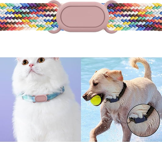 Dog Collar Holder for Galaxy Smart Tag2, Silicone Case for Pet Cat, Protective Cover Accessory for Samsung Galaxy Smart tag 2, Green