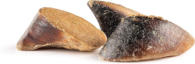 Jack&Pup Filled Cow Hooves for Dogs; Stuffed Dog Chew Hoofs (5 Pack) Cow Hoofs for Dogs. Natural Dog Chews, Filled Dog Bones (Peanut Butter Flavor)