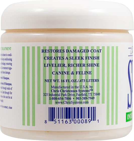 Chris Christensen Spectrum Ten Hydro Pac, Groom Like a Professional, Gentle Cleansing, 16 Oz. Jar