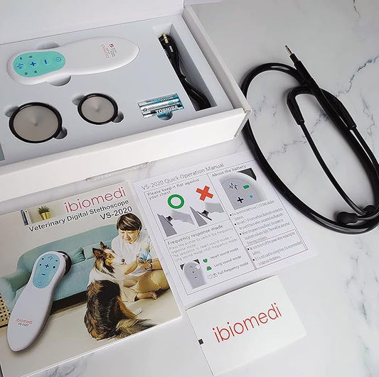 PetEcho Smart Listening Device - Smart Activity Fitness Tracker for Monitoring Heart Rhythms and Lung Sounds