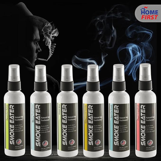 Smoke Eater All Purpose Odor Eliminator - Breaks Down Foul Scents at the Molecular Level - Smoke, Food, Pet and Stale Odor - Ideal For The Home, Apartment Cars, Boats - 4 oz Travel Bottle (Cucumber