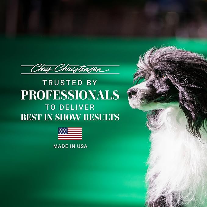 Chris Christensen Pet Shampoo, 16 oz Thick N Thicker Thickening Shampoo, Groom Like a Professional, Pro-Vitamin Formula, Nutrient and Protein Infused Blend, Made in The USA