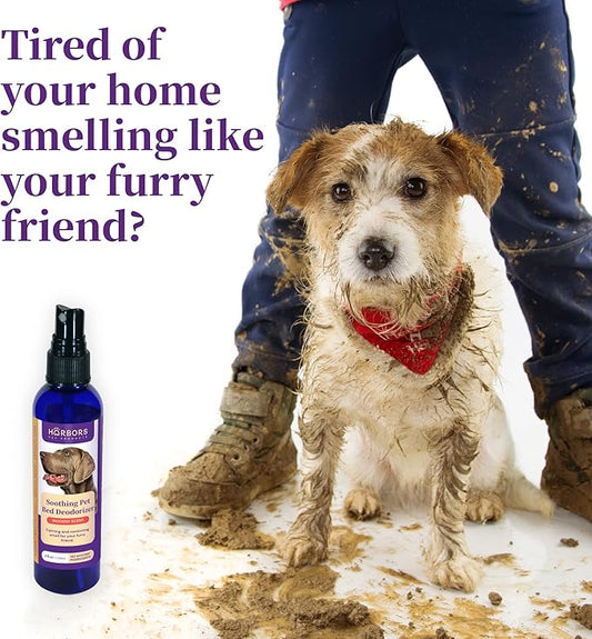 Harbors Soothing Pet Bed Deodorizer - Pet Aromatherapy | Deodorizers Pet Bed and Calms and Soothes Your Pet | 100% Satisfied or Return for Full Refund