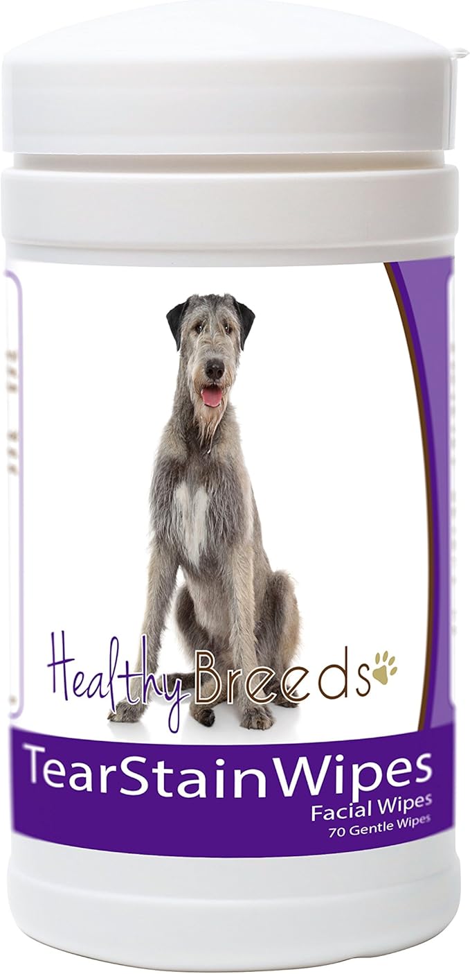 Healthy Breeds Irish Wolfhound Tear Stain Wipes 70 Count