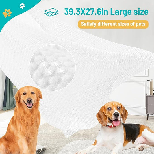 3 Pack Disposable Dog Towel,Soft Large Dog Bath Towels Made of Microfiber for Drying Dogs,Cats (3)