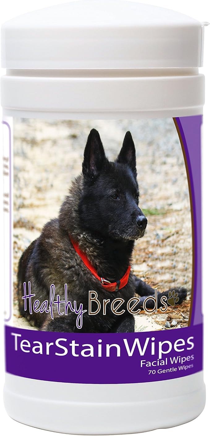 Healthy Breeds Norwegian Elkhound Tear Stain Wipes 70 Count