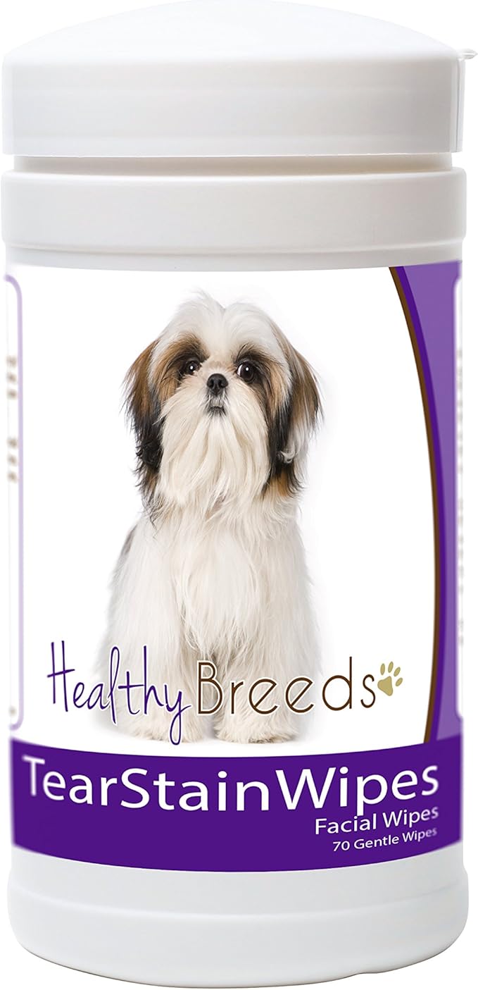 Healthy Breeds Shih Tzu Tear Stain Wipes 70 Count