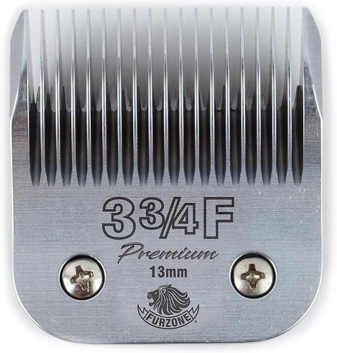 Detachable Blade - Size 3 3/4F Blade 1/2", Made of Extra Durable Japanese Steel, Compatible with Most Andis, Oster, Wahl A5 Clippers