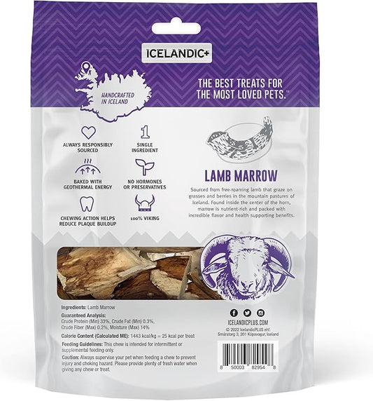 Icelandic+ Lamb Marrow Whole Pieces Dog Chew 4.0-oz Bag