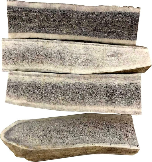 Premium All-Natural Grade A Split Elk Antlers for Dogs – Naturally Shed in The Rocky Mountains – No Additives, No Preservatives - Healthy and Delicious Treat - Made in USA - S/M Split