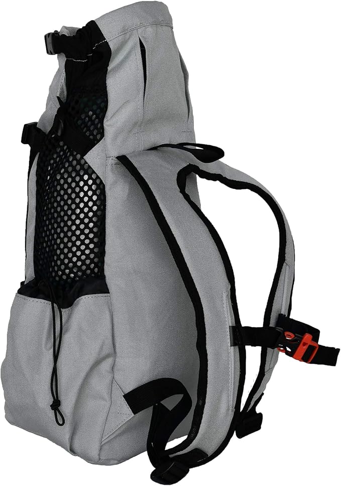 K9 Sport Sack | Dog Carrier Adjustable Backpack (Large, Air 2 - Charcoal Grey)