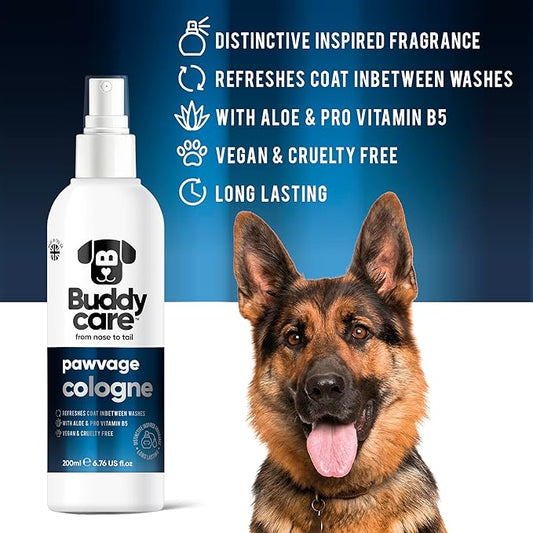 Dog Cologne - Pawvage - 200ml - Distinctive and Inspired Scented Dog Cologne - Refreshes Between Dog Washes