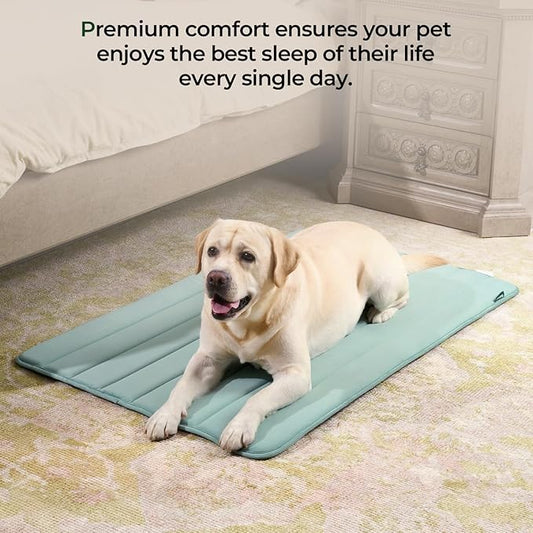 BALANCE Dog Crate Pad, Dog Foam Crate Mat Kennel Pad, Washable Water-Resistant Pet Bed Flat Dog Cage Mat for Large Dogs